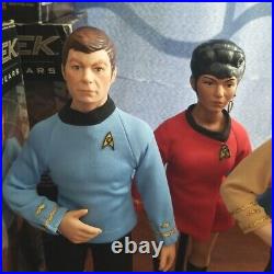 7 Star Trek Doll Collection 1988 Hamilton Porcelain Dolls COMPLETE SET