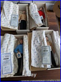 (7) Star Trek Hamilton Collection 1988 Porcelain Dolls with COA