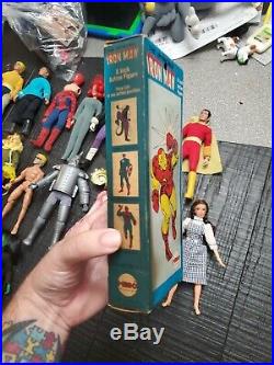 70's MEGO DC marvel super heroes star trek pota Original PARTS doll lot vintage