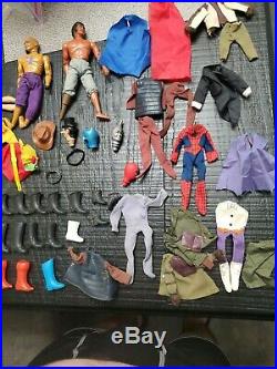 70's MEGO DC marvel super heroes star trek pota Original PARTS doll lot vintage