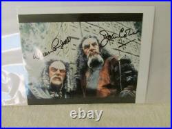 A Lot Of 8 Star Trek Klingon Signed Memorabilia Photos & Card See Pictures
