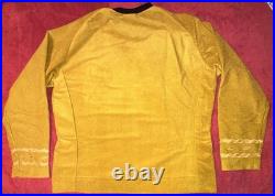 ANOVOS Star Trek 50th Anniversary Velour Tunic Command Gold Sz L NEW in Box ANOVOS Star Trek 50th Anniversary Velour Tunic Command Gold Sz L NEW in Box