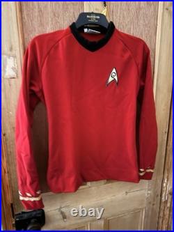 ANOVOS Star Trek TOS Season 3 Command Red Uniform Tunic Small