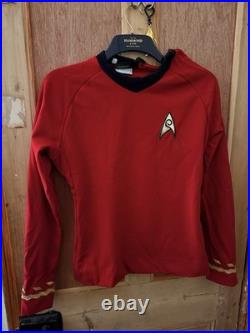 ANOVOS Star Trek TOS Season 3 Command Red Uniform Tunic Small
