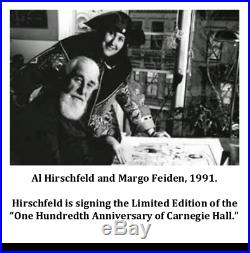 Al Hirschfeld's STAR TREK, ORIGINAL CAST Hand Signed Limited Edition Lithograph