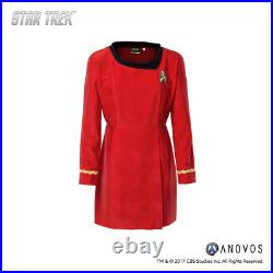 Anovos Star Trek Original Series Women's Dress Services Red Velour Size XL NEW