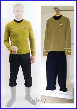 Anovos Star Trek TOS Captain Kirk Tunic and Other Brand Trousers. FULL UNIFORM