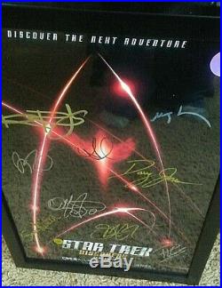 Autographed Poster 11x17 Framed Cast of Star Trek Discovery Tv Series + COA