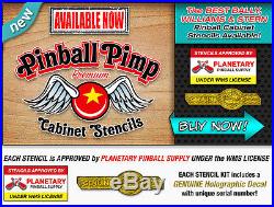 Bally STAR TREK PINBALL CABINET STENCILS Pinball Pimp PREMIUM