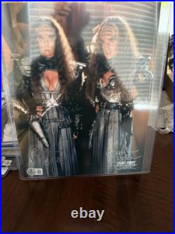 Barbara March Gwynyth Walsh Rare Dual Signed Autographed Star Trek Beckett COA