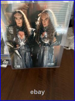 Barbara March Gwynyth Walsh Rare Dual Signed Autographed Star Trek Beckett COA
