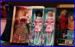 Barbie Dolls Mattel Lot of 8. Winter, Star Trek, 2001, Jean, Groovin, Ken