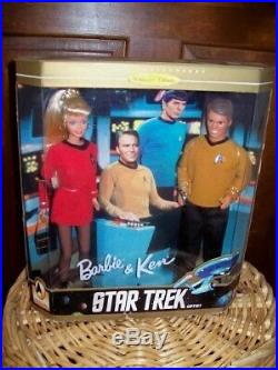 Barbie and Ken Doll Star Trek 30th Anniversary 1996 NOS New Collector Edition