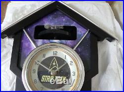 Bradford Exchange Star Trek Cockoo Clock Limited Edition Original Crew Sounds