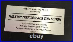 Captain Kirk Franklin Mint Star Trek Legends Collection 1992 Crystal & Metal