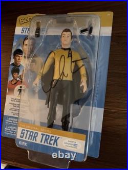 Captain Kirk Star Trek Action Figure Bendyfigs Autographed