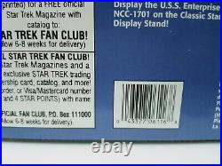 Classic STAR TREK U. S. S. ENTERPRISE NCC-1701 Playmates Stock No. 6116 1995