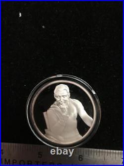 Classic Star Trek Captain Kirk 1 Oz Pure Silver Proof Coin