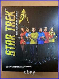 Coin Star Trek Original Series Communicator 2oz 999 Ag, Coloured