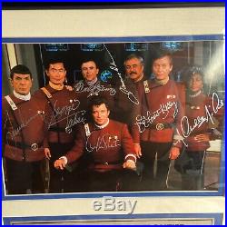 Collectable Original Star Trek Cast Framed and Signed Photograph Limited COA