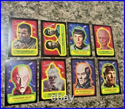 Complete Star Trek Original Series Card (88) + Stickers (22) Set Topps 1976