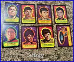 Complete Star Trek Original Series Card (88) + Stickers (22) Set Topps 1976