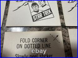 Complete Star Trek Original Series Card (88) + Stickers (22) Set Topps 1976
