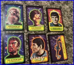 Complete Star Trek Original Series Card (88) + Stickers (22) Set Topps 1976
