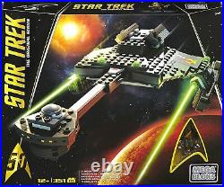 DPH80 Mega Bloks Star Trek Klingon D7 Battle Cruiser Construction Set NISB
