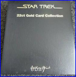 Danbury Mint Star Trek 22k Cards folder collectables cheapest on ebay
