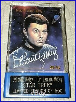 DeForest Kelley Autographed Signed 1993 Skybox Star Trek Card Dr Mccoy 38 of 500