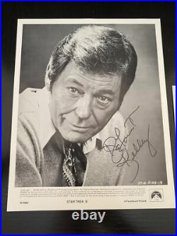 DeForest Kelley Signed Star Trek Press Polaroid Proof Original Photo Auto Type 1 DeForest Kelley Signed Star Trek Press Polaroid Proof Original Photo Auto Type 1