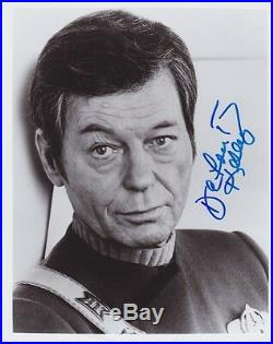 DeForest Kelley (Star Trek) signed authentic 8x10 photo COA