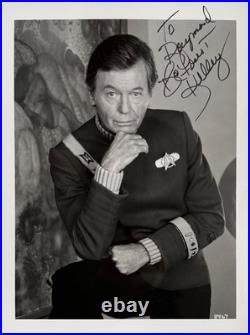 DeForest Kelly, Dr'Bones' McCoy Star Trek Actor, Hand Signed Framed Photo & COA