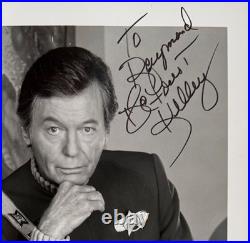 DeForest Kelly, Dr'Bones' McCoy Star Trek Actor, Hand Signed Framed Photo & COA