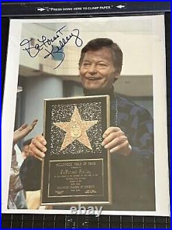 Deforest Kelley Signed Autograph Photo Star Trek Nimoy Shatner NOT JSA PSA BAS