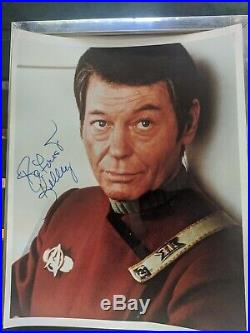 Deforest Kelley Star Trek Autographed Signed 8x10 Photo withCOA