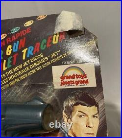 Desilu Star Trek The Original Series Rapid Fire Tracer Gun Blue 1966 NIP