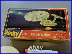 Dinky 358 Star Trek U. S. S. Enterprise (1976) Original box Photons + shuttle