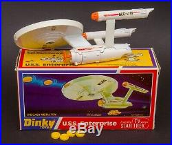 Dinky 358 Star Trek U. S. S. Enterprise. Mint in Card Box. 1976 Original