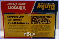 Dinky Toys #357 Star Trek Klingon Battlecruiser Diecast Toy Original Box 1978