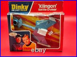 Dinky star trek klingon battle crusier model sealed in original box