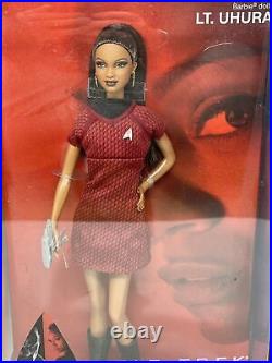 Estate Lot Barbie Black Label Star Trek Original Series Kirk Uhura Spock