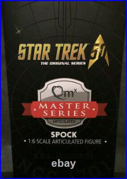 First Edition 1/6 Scale Qmx Star Trek TOS MR SPOCK Figure MIB Quantum Mechanix