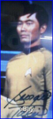 Framed Star Trek Original Crew Photograph Signed by Cast Members LE 235/2500 COA