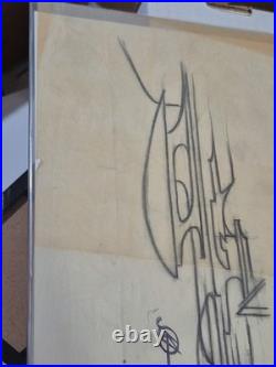 Frank Kelly Freas Original STAR TREK SHIP DESIGN Science Fiction Sci-fi art