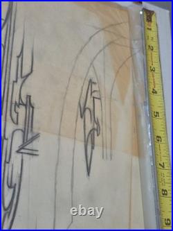 Frank Kelly Freas Original STAR TREK SHIP DESIGN Science Fiction Sci-fi art