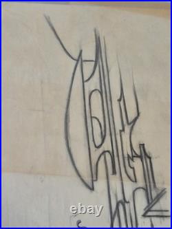 Frank Kelly Freas Original STAR TREK SHIP DESIGN Science Fiction Sci-fi art