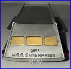 Franklin Mint Star Trek GALILEO II SHUTTLECRAFT Pewter 24k Gold Spaceship