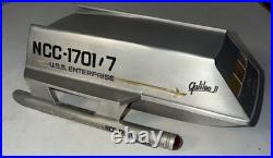 Franklin Mint Star Trek GALILEO II SHUTTLECRAFT Pewter 24k Gold Spaceship